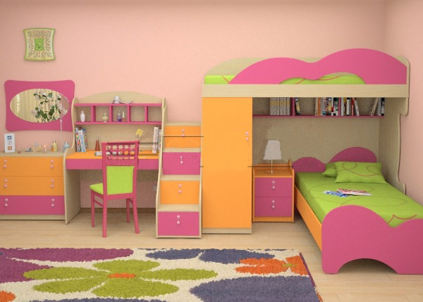 Комплект мебели для детской «Миа»