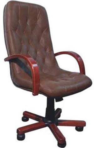Кресло с деревянными накладками «Premier»