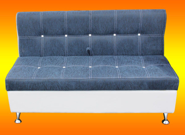 Кухонный диван сине-белый «Квадро»
