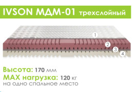 Матрас беспружинный «Ivson МДМ-01»