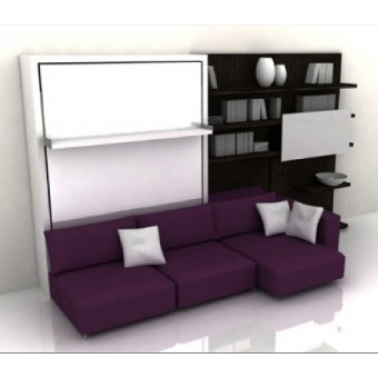 Шкаф-кровать с диваном и секцией