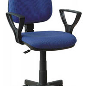 Синий офисный стул на роликах «Valter»