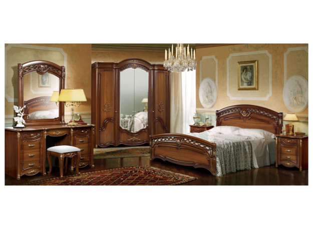 Спальня с изящным декором Слониммебель «Франческа»