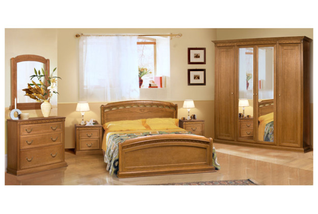 Спальня светлая с комодом «Иоланта 29Д1»