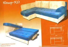 Угловой детский диван «Unior-2»