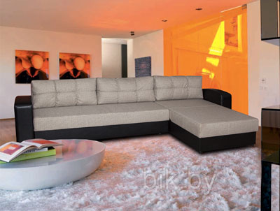 Угловой диван-кровать двухцветный «Сан-Грегори 2»